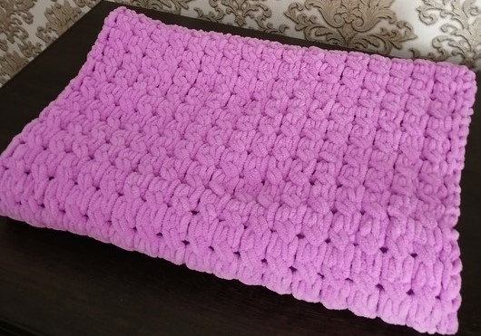 Вязаные корзинки