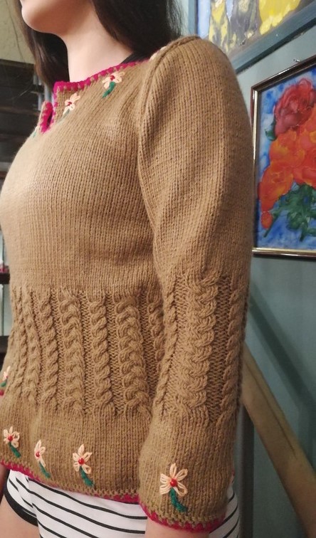 Вязаные корзинки