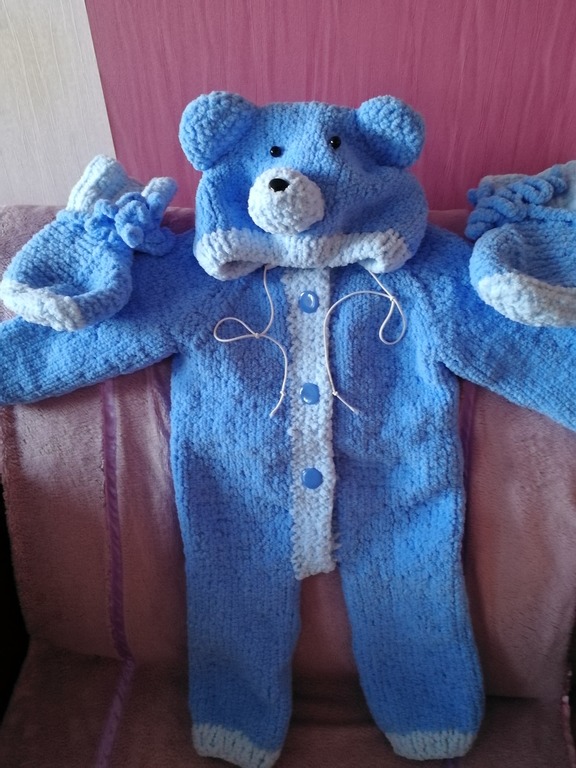 Вязаные корзинки