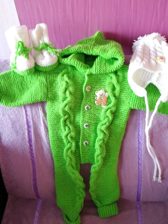 Вязаные корзинки