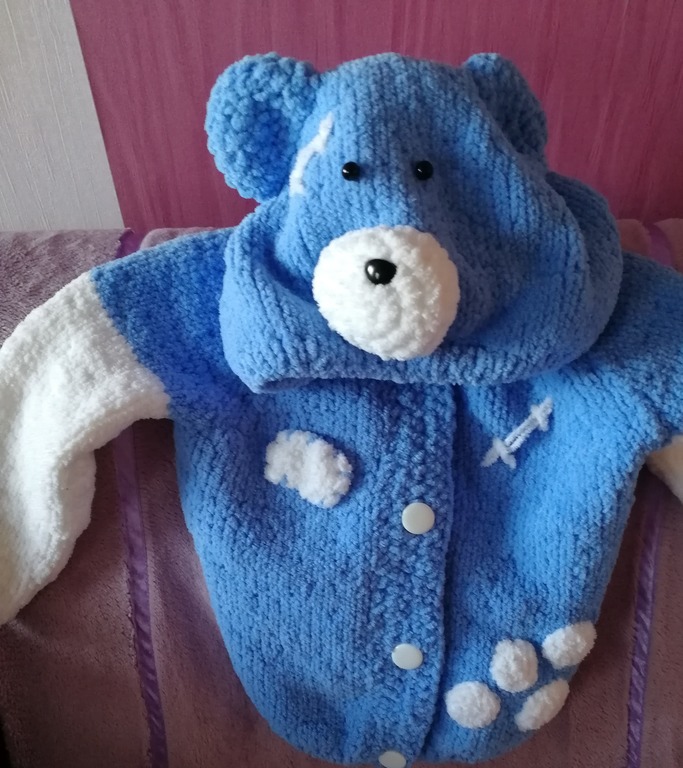 Вязаные корзинки