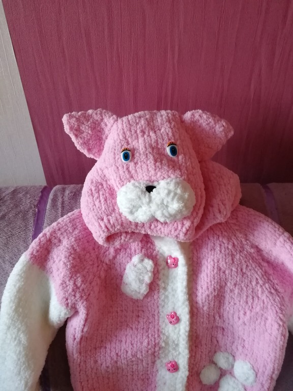 Вязаные корзинки